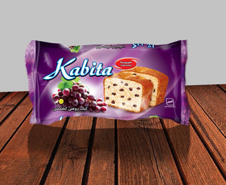 کیک صبحانه کشمشی۱۰۰ گرمی کبیتا تعداد در کارتن ۳۶ عددی